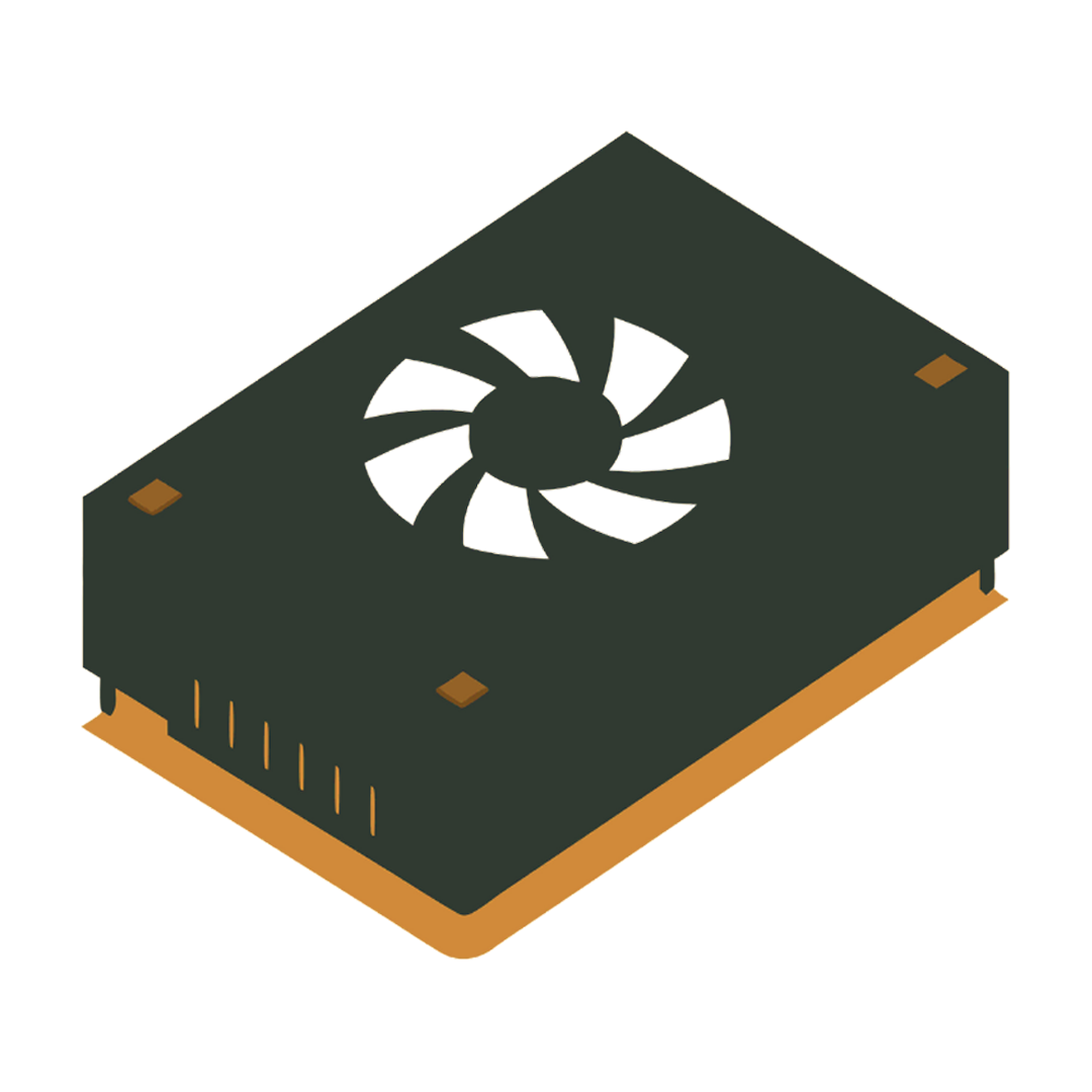 Illustration of a GPU